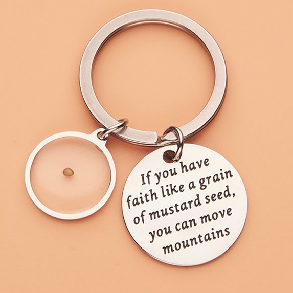 Mustard Seed Necklace for Women Christian Gifts Move Mountains Shell Necklaces Mothers Valentines Day Gifts Faith Jewelry LJQ