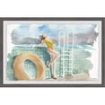 thumbnail image 1 of Mustard Swimsuit Framed Painting Print, 1 of 5