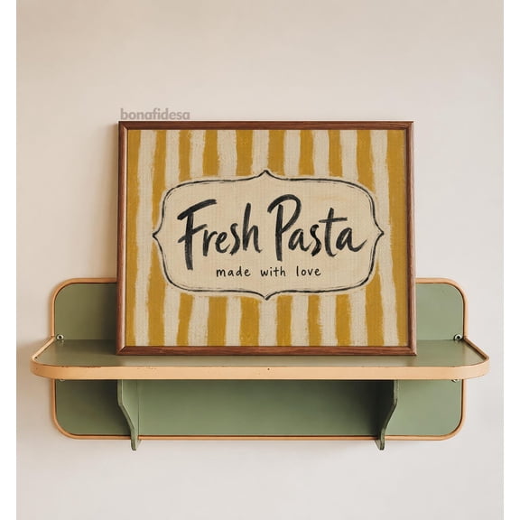 Mustard Yellow Kitchen Decor Fresh Pasta Wall Art Rustic Italian Dining Room Tuscan