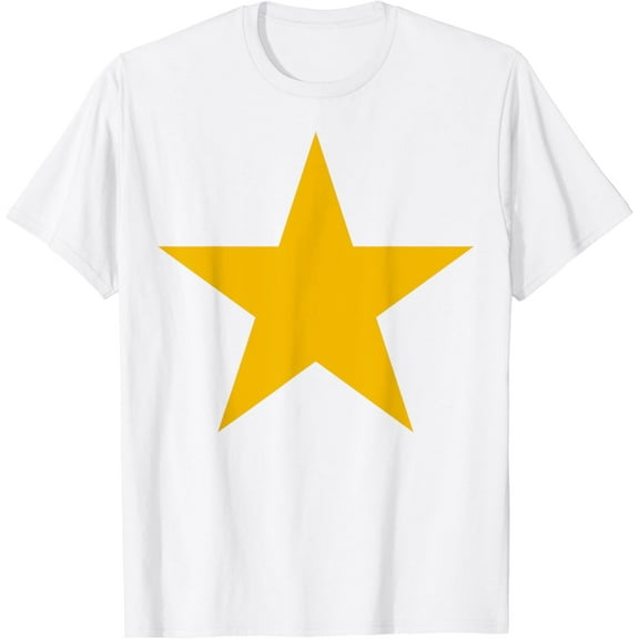 Mustard Yellow Star T-Shirt - Mustard Yellow Star Shirt100% cotton