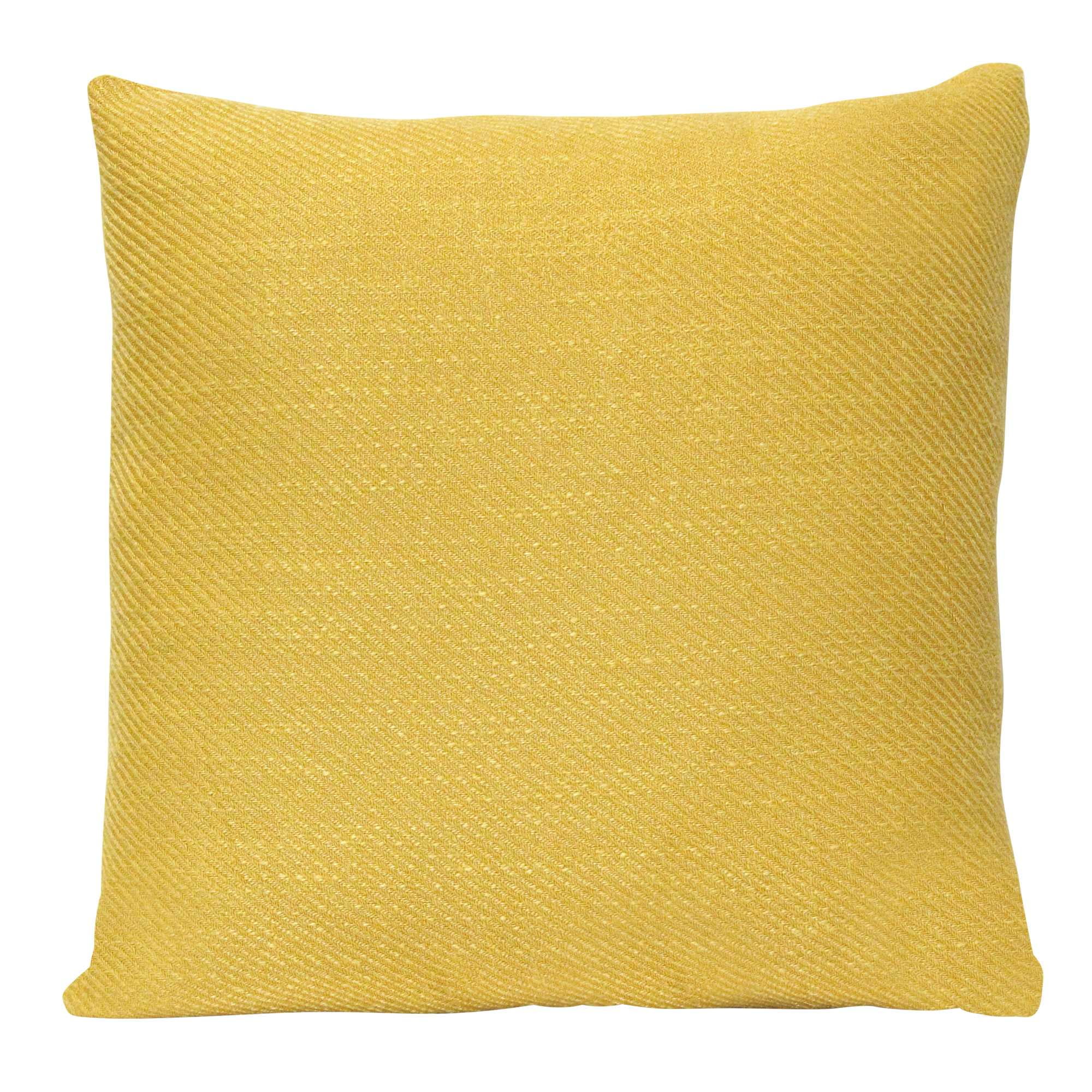 Mustard Yellow Tweed Textured Velvet Square Pillow Mustard Yellow Tweed Textured Velvet Square Pillow