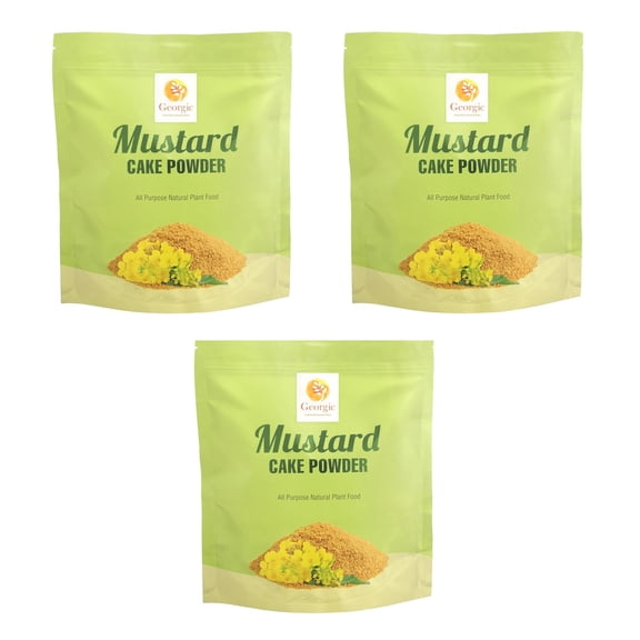 Mustard rapeseed powder full-effect natural fertilizer concentrate, suitable for flowers, vegetables, herbs, fruit trees | 3-pack