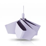 Mustarpicking Compact Travel Umbrella, Auto Open and Close, UPF 50+, 7.8 oz,Light Purple