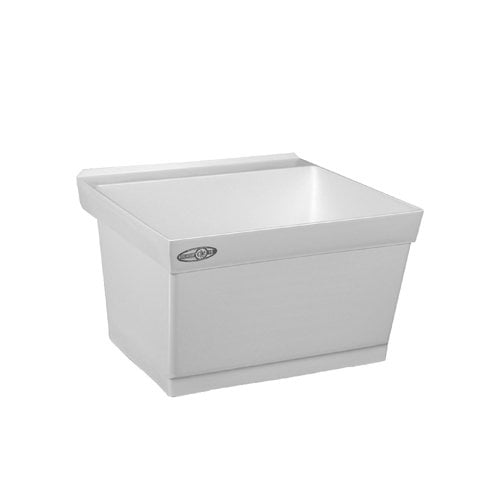 Mustee 15W Utilatub Laundry Tub 23.5x23, Wall Mount, White