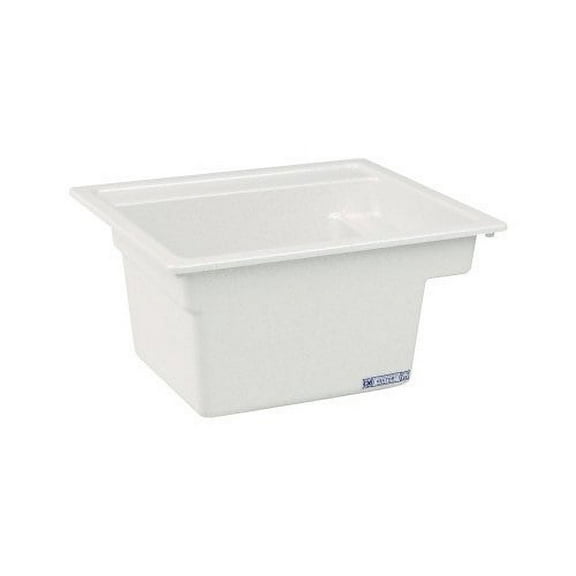 Mustee 25 Vector Multi Task Sink, 22-Inch x 25-Inch, White