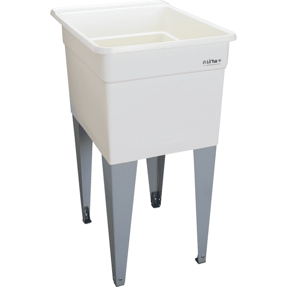 Mustee Liltub Utilitub Laundry Tub - Single Pack Residential Use, Standard Application