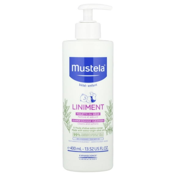 Mustela Baby, Liniment Diaper Change Cleanser, 13.52 fl oz (400 ml)