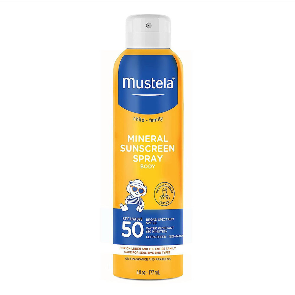 Mustela Baby Mineral SPF 50 Sunscreen Body Spray, 6 Oz - Walmart.com