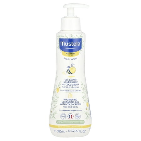 Mustela Baby Nourishing Cleansing Gel w/Cold Cream 10.14oz