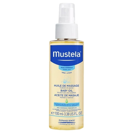 Mustela Baby Oil - Not Boxed 3.38 oz / 100 ml