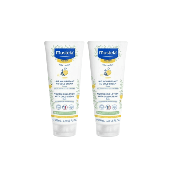 Mustela Cold Cream Nourishing Body Lotion 200 ml 2 Pack