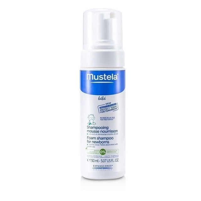 Mustela Foam Shampoo For Newborns 150ml/5.07oz - Walmart.com