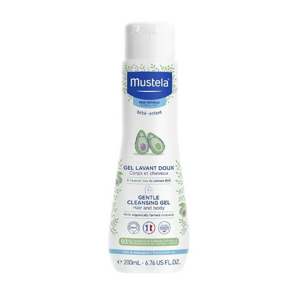 Mustela Gentle Cleansing Gel for Hair and Body, 200 mL