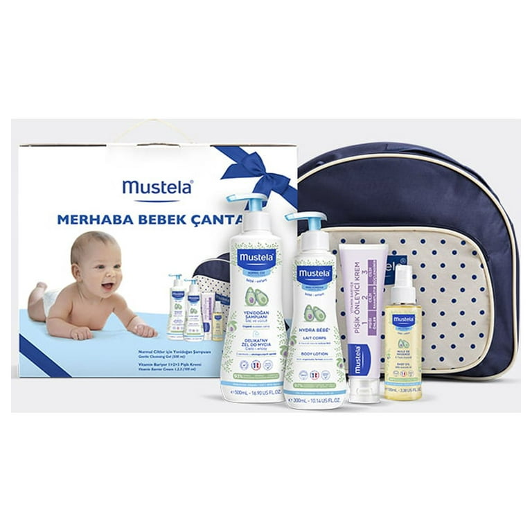 Set (shampooing/150ml + crème/40ml) - Mustela Bebe