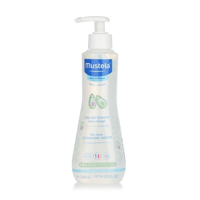 Mustela No Rinse Cleansing Water (Face & Diaper Area) For Normal Skin 300ml/10.14oz