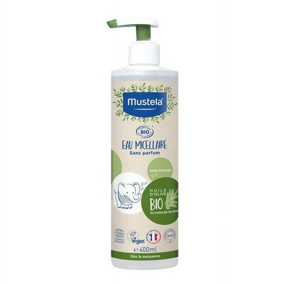 Mustela Micellar Water, Face & Body, Fragrance Free, 13.52 fl oz (400 ml)