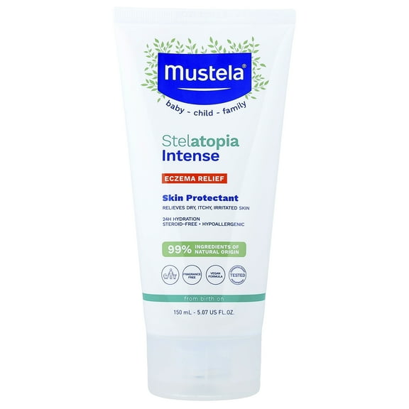 Mustela Stelatopia Intense, Eczema Relief, Skin Protectant, Fragrance Free, 5.07 fl oz (150 ml)