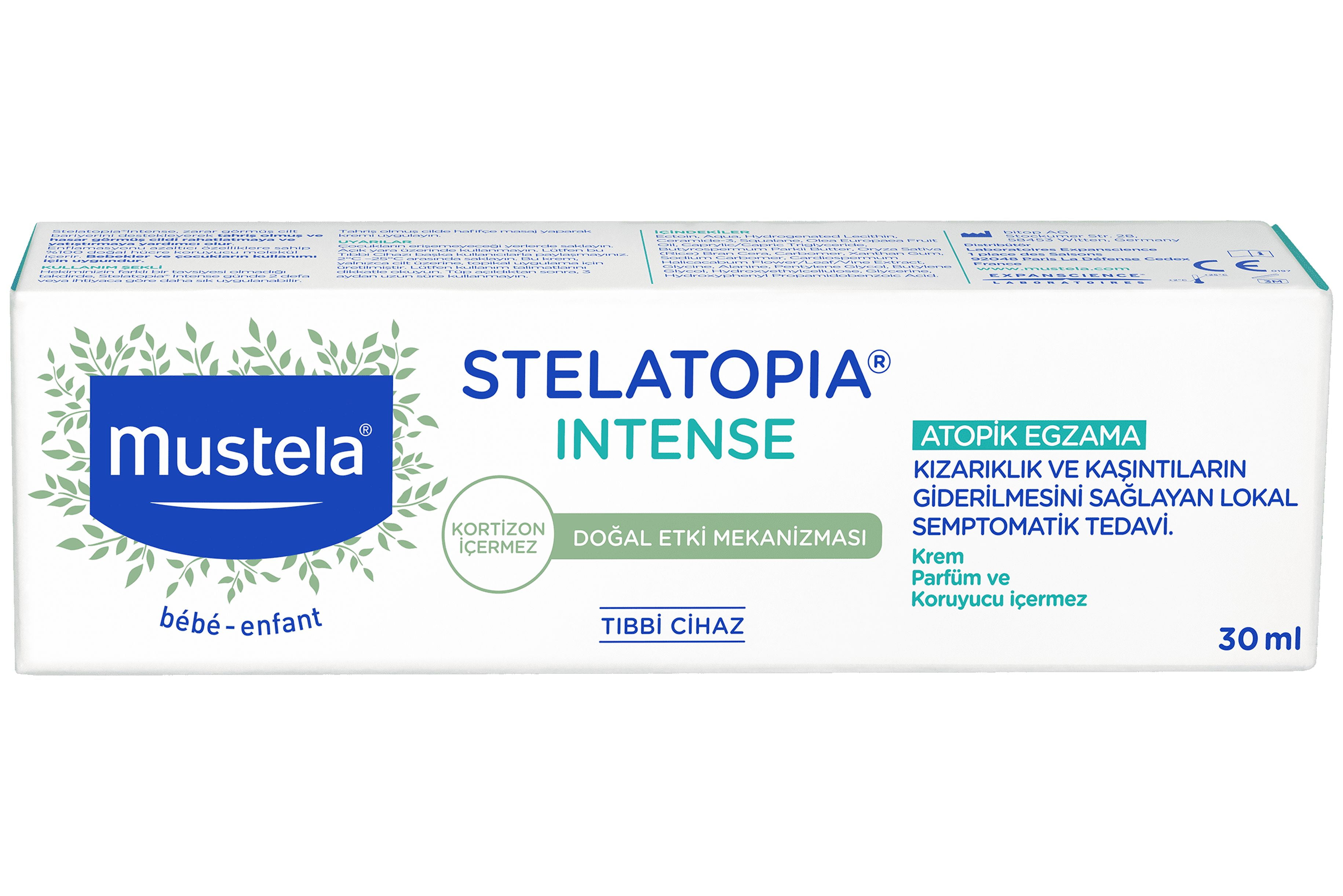 Mustela Stelatopia Intense Redness and Itch Relieving Cream 30 ml