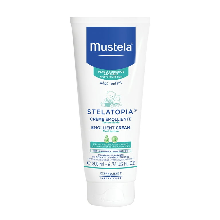 Mustela Stelatopia Moisturizing Emollient Cream for Eczema Prone Skin 6.76 Oz