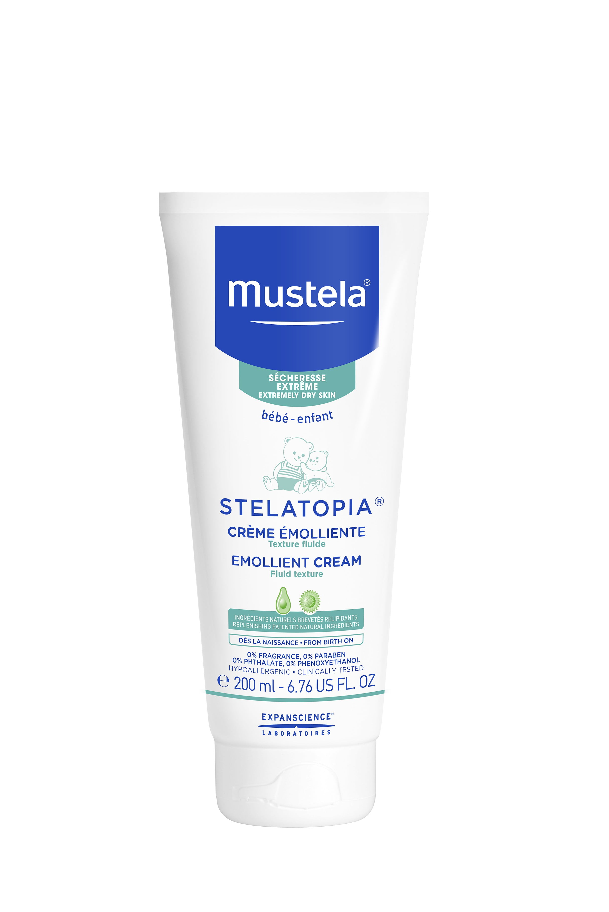 Mustela Baby Hypoallergenic Soothing Cream for Eczema-Prone Skin