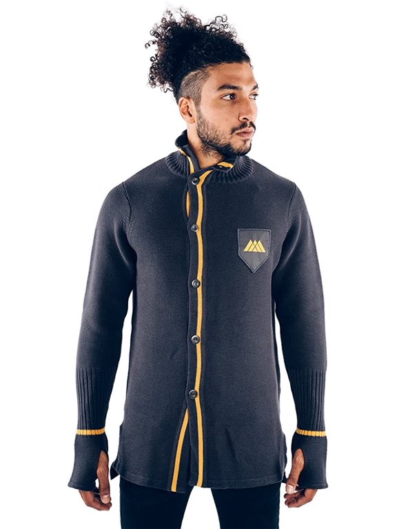 GREY Destiny Knit Cardigan Stormcaller Jacket, US Large
