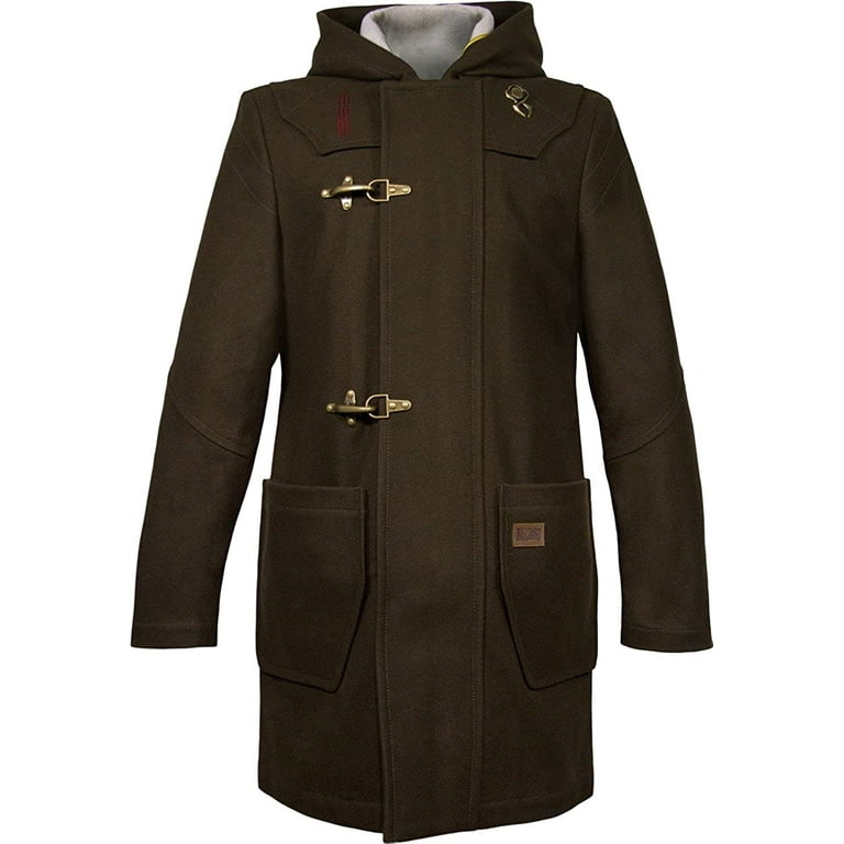 Musterbrand Men Duffle Coat Wanderer Two Brown LARGE - Walmart.com
