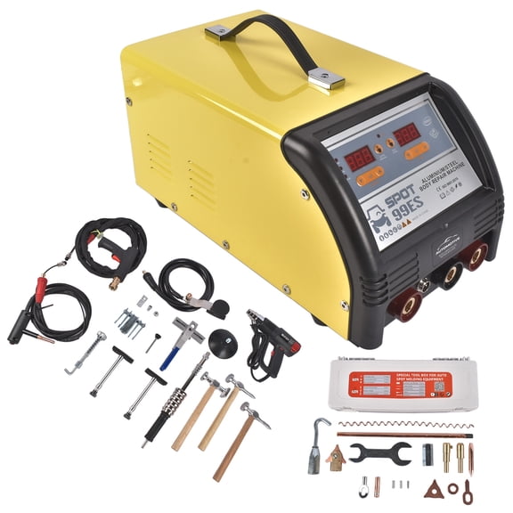 Mustrod 110V 5000W Stud Welder Spot Welding Dent Puller Repair Machine with 10 Modes Auto/Manual Welding
