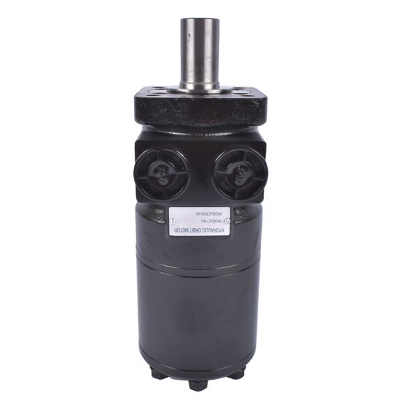 Mustrod 1PCS Hydraulic Motor TE0390FP100AAAA 1" Keyed Shaft 4 Bolt Mounting Type Black