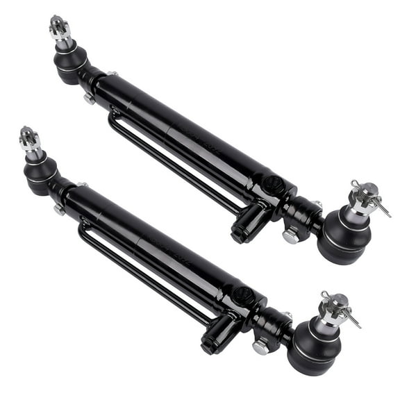 Mustrod 2PCS Power Steering Cylinder for Case 480C 480D 480F 480FLL 580C 580D 580SD 580SE D128454