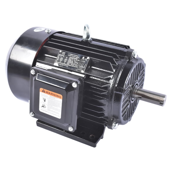 Mustrod 3 HP Air Compressor Electric Motor 3 Phase 1800RPM 230/460V 182T Frame 60HZ TEFC Class F Insulation