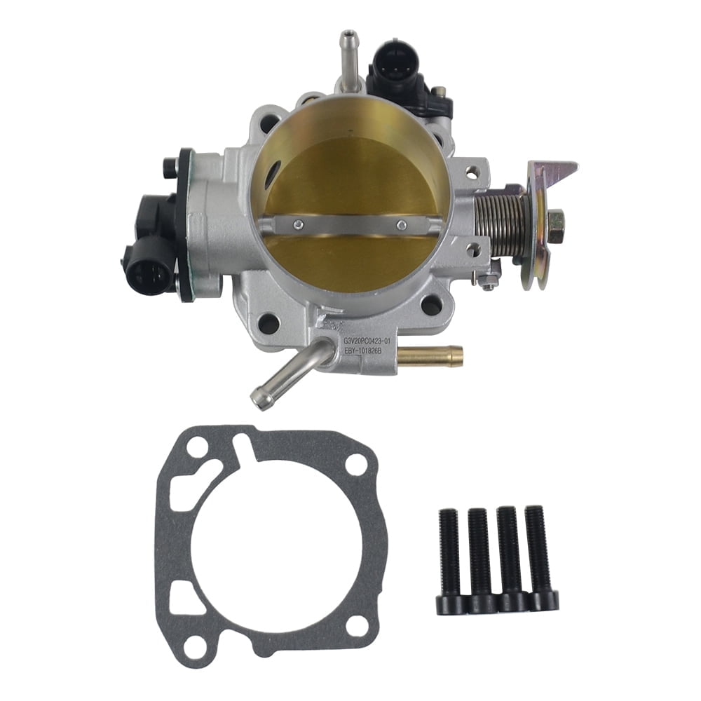 Mustrod 309-05-1050 70mm Alpha Series Throttle Body Skunk 2 with TPS and MAP Sensor for 1988-2005 B/D/F/H Series Acura Integra Engine M/T 309051050