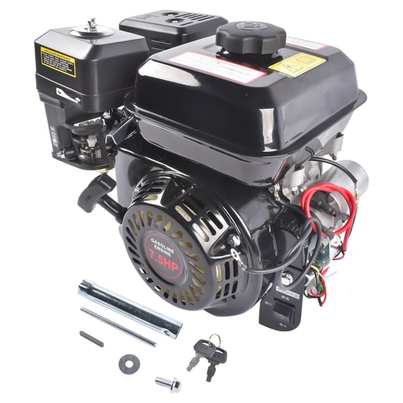 Mustrod 7.5HP 212CC Electric Start 4-Stroke Go Kart Gas Engine Motor Horizontal Engine 3600RPM 20mm Shaft