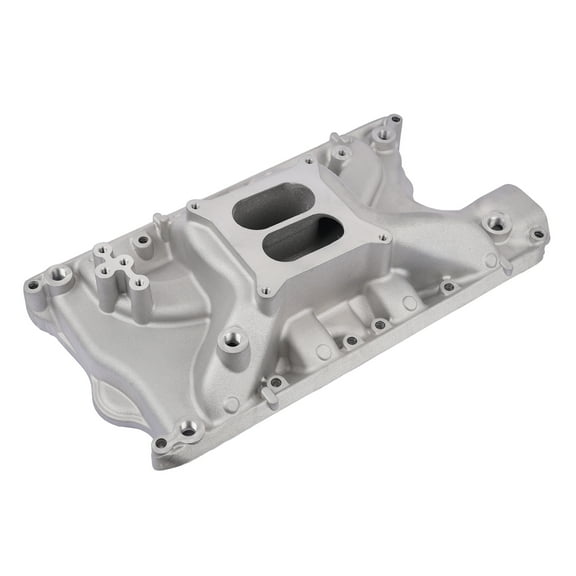 Mustrod 84023 Aluminum Dual Plane Intake Manifold for Ford Small Block Windsor V8 5.8L 351W
