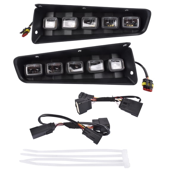 Mustrod Fog Lights Assembly for Ford Bronco 2/4-Door 2021-2024 LED Modular Bumper Fog Lights