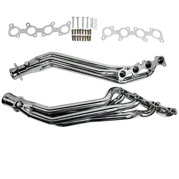 Mustrod For 2011-2016 Ford Mustang GT 5.0L/V8 Stainless Steel Exhaust Manifold Header with Gaskets