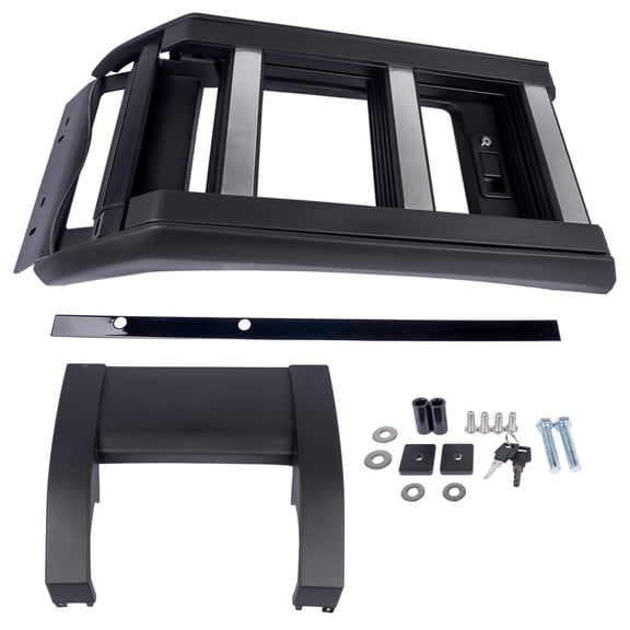 Mustrod For 2020-2025 Land Rover Defender 90 or 110 L663 Folding Side Roof Rack Access Ladder Step