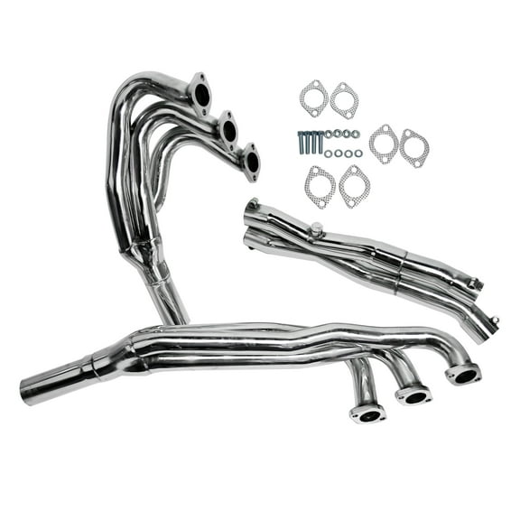 Mustrod For BMW E30 3 Series 1986-1991 2.5L 2.7L L6 Exhaust Manifold Headers Stainless Steel