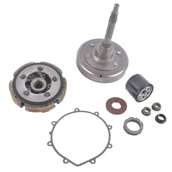 Mustrod For HiSUN HS 400 ATV UTV Massimo Wet Clutch Pad Shoe Drum Housing One Way Gasket 21210-F12-0000