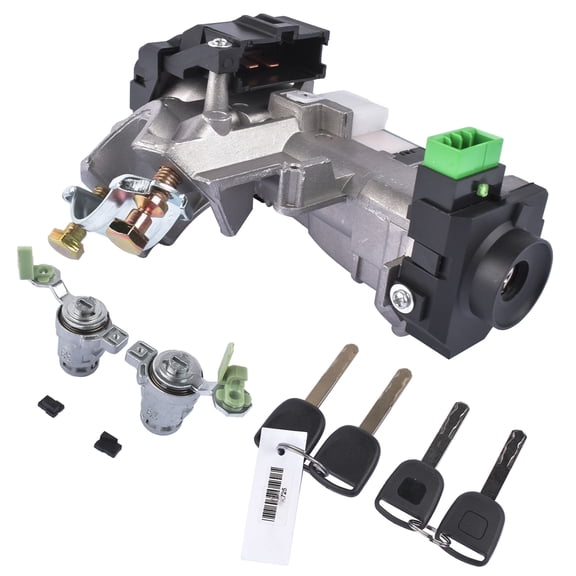 Mustrod For Honda CRV 2002-2006 Ignition Switch Left Right Door Lock Cylinder w/4 Keys 72185-S9A-013