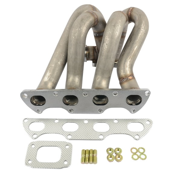 Mustrod For Honda Civic B16 B18 HP Series Top Mount Equal Length T3 Exhaust Manifold HP-MF-B16-TM3-11G-44