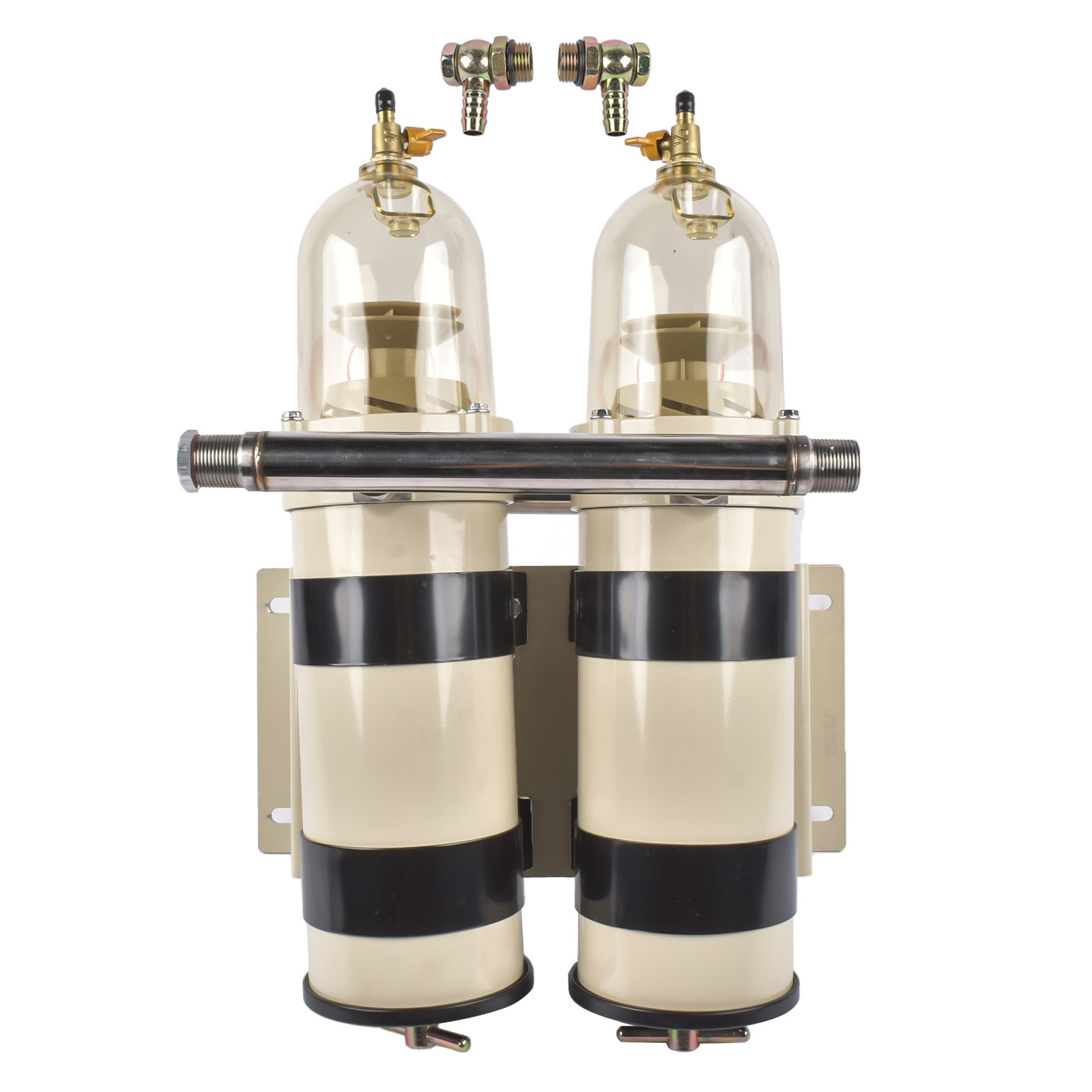 Dual Racor Ma900 Mustrod Fuel Filter Dual Oil-Water Separator Assembly for Parker Racor ...