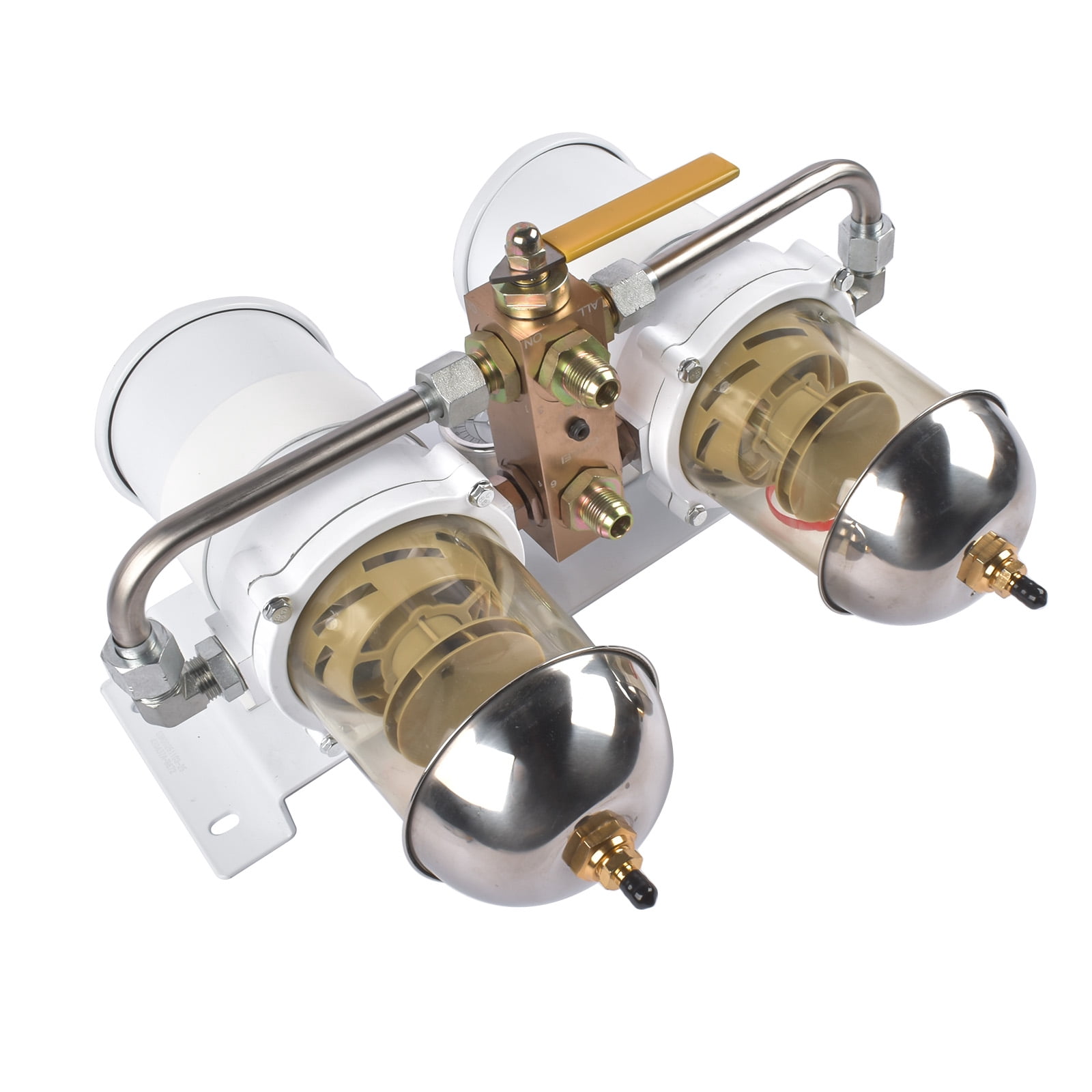 Mustrod Fuel Filter Dual Oil-Water Separator for Racor Marine Turbine ...