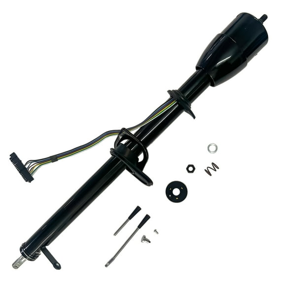 Mustrod Manual Black Tilt 35'' Steering Column for 1967-1972 Chevy/ GMC C10 C20 Truck with Adapter