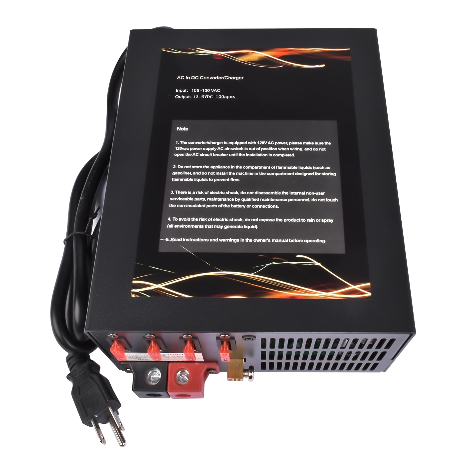 Mustrod Power Supply Converter PM3-100LK 100 Amp 13-16V LED Light