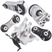 Mustrod Set of 5 Engine Motoe Transmission & Torque Strut Mount Set for Ford Explorer 3.5L 2014-2016