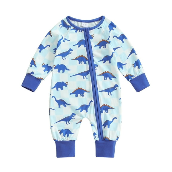 Musuos Baby Boy Cute Jumpsuit 0-18Months Long Sleeve Round Neck Shamrock Print Newborn Romper Playsuit