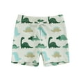 thumbnail image 1 of Musuos Baby Boy Swim Trunks, 6M 12M 18M 24M 3Y Elastic Waist Tree/Dinosaur Print Summer Beach Swim Shorts Swimwear for Toddler, 1 of 8