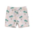 thumbnail image 1 of Musuos Baby Boy Swim Trunks, 6M 12M 18M 24M 3Y Elastic Waist Tree/Dinosaur Print Summer Beach Swim Shorts Swimwear for Toddler, 1 of 8