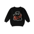thumbnail image 1 of Musuos Baby Boys Girls Halloween Sweater 0-3Years Casual Pumpkin/Ghost Embroidery Long Sleeve Warm Pullover Infant Knitwear, 1 of 7