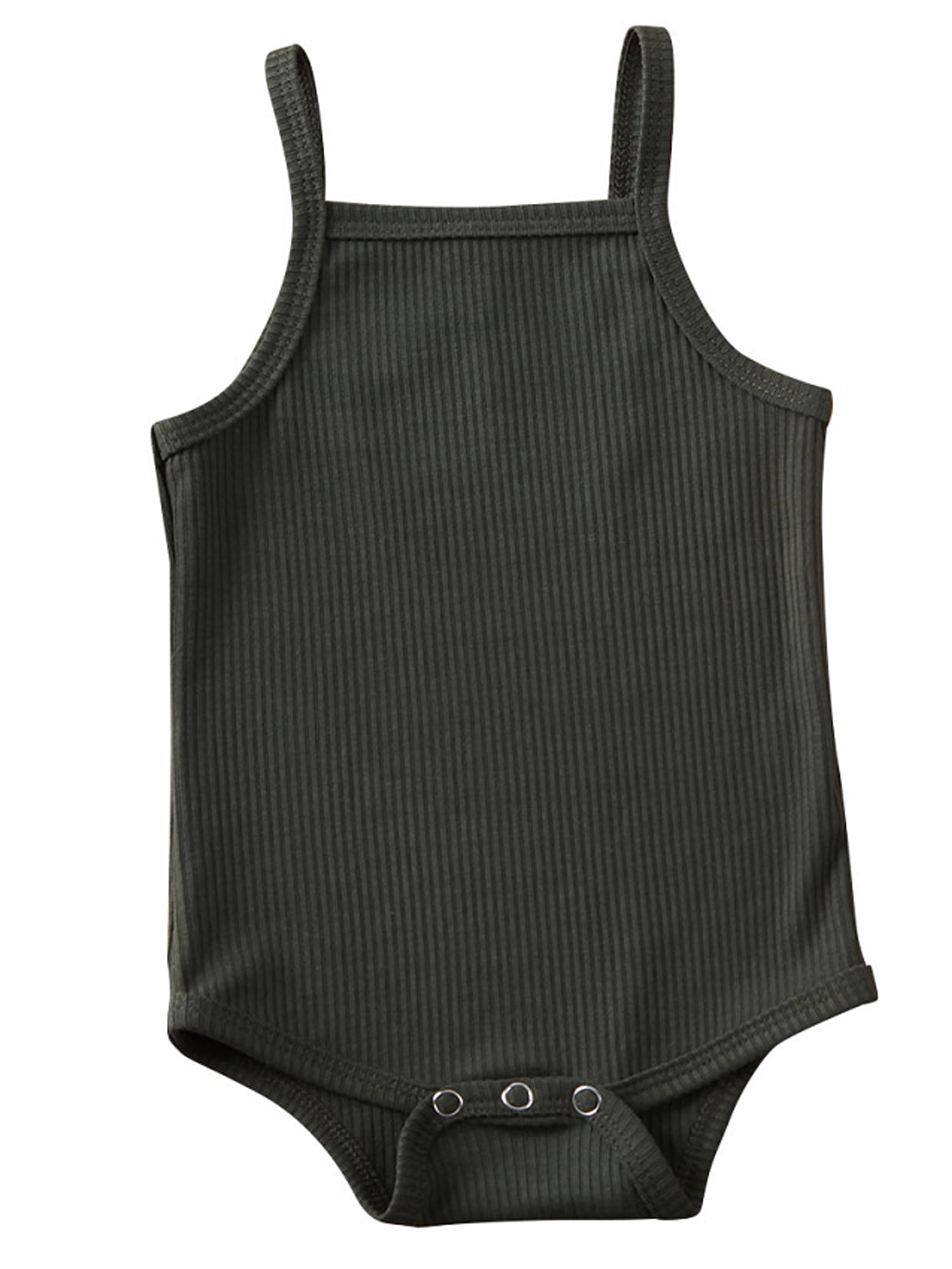 Musuos Baby Camisole Onesie Spaghetti Strap Bodysuit Sleeveless